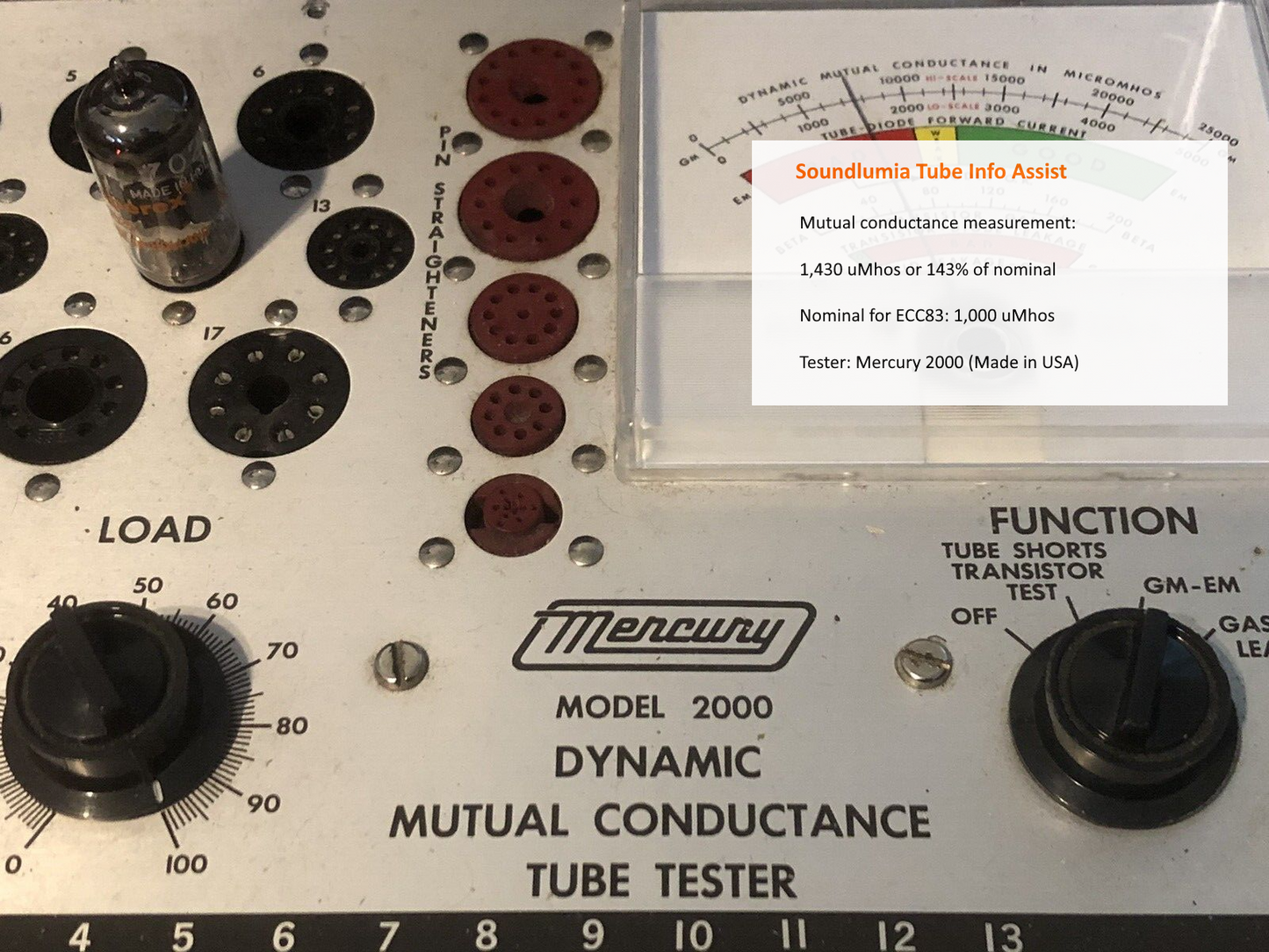 Amperex 7025 (extrem rauscharmes ECC83) 
