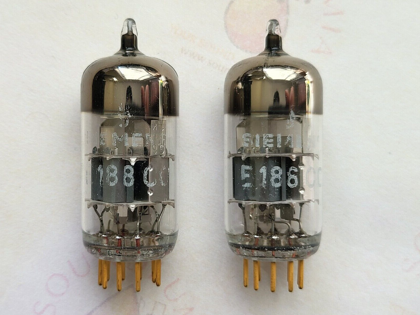 Siemens E188CC 7308 A-Frame Matched Pair in Originalverpackung - München G6 1K - NOS 