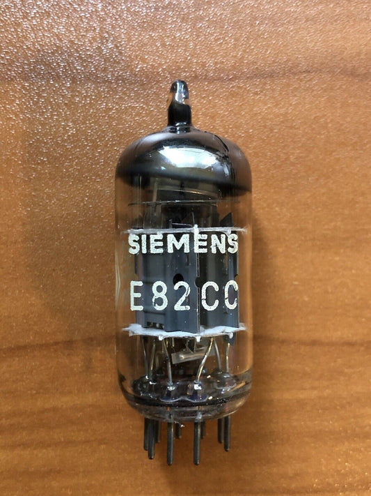 Siemens E82CC ECC82 12AU7 Preamp Tube - BWB Military Triple Mica - Munich 1963