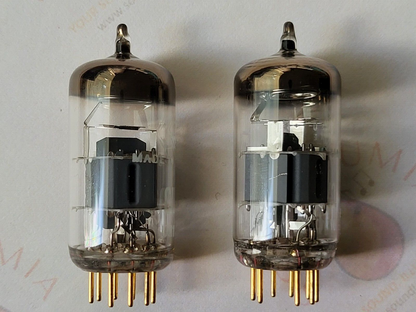 Telefunken CV2493 = E88CC/01 = CCa Matched Pair - Ulm 1967 - Same code - NOS