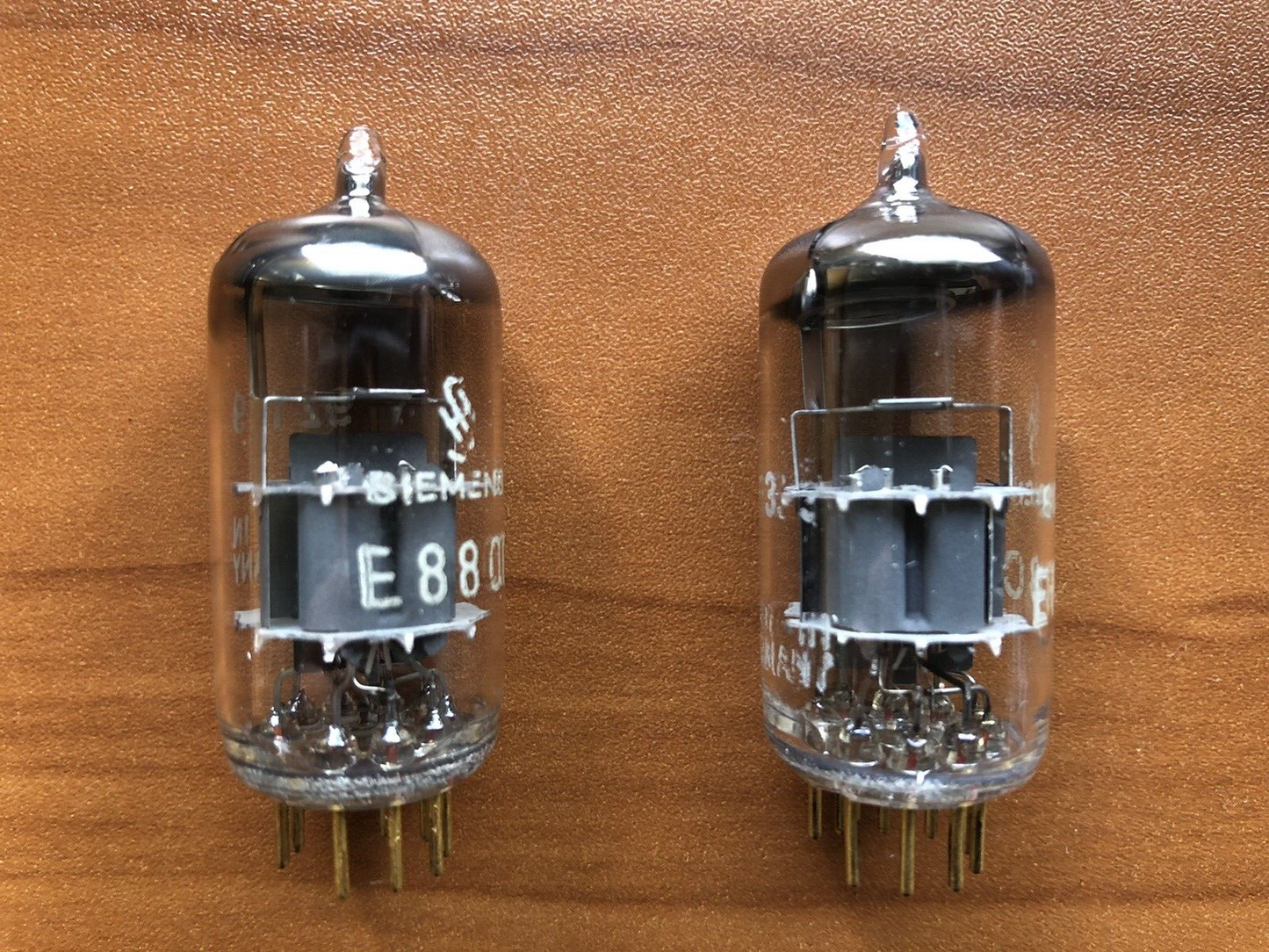 Siemens E88CC 6922 Preamp Tubes Matched Pair Original Box - Munich 1963/64 - NOS