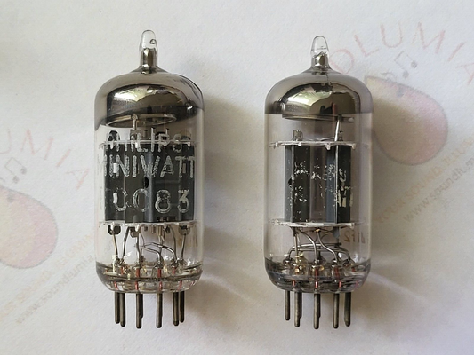 Philips Miniwatt 12AX7 ECC83 Matched Pair w/ Select Tube - Holland 1961 - NOS