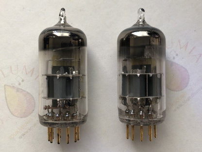 Mullard E88CC Tubes Matched Pair - British Made "7L1" Type Mitcham 1960/61 - NOS