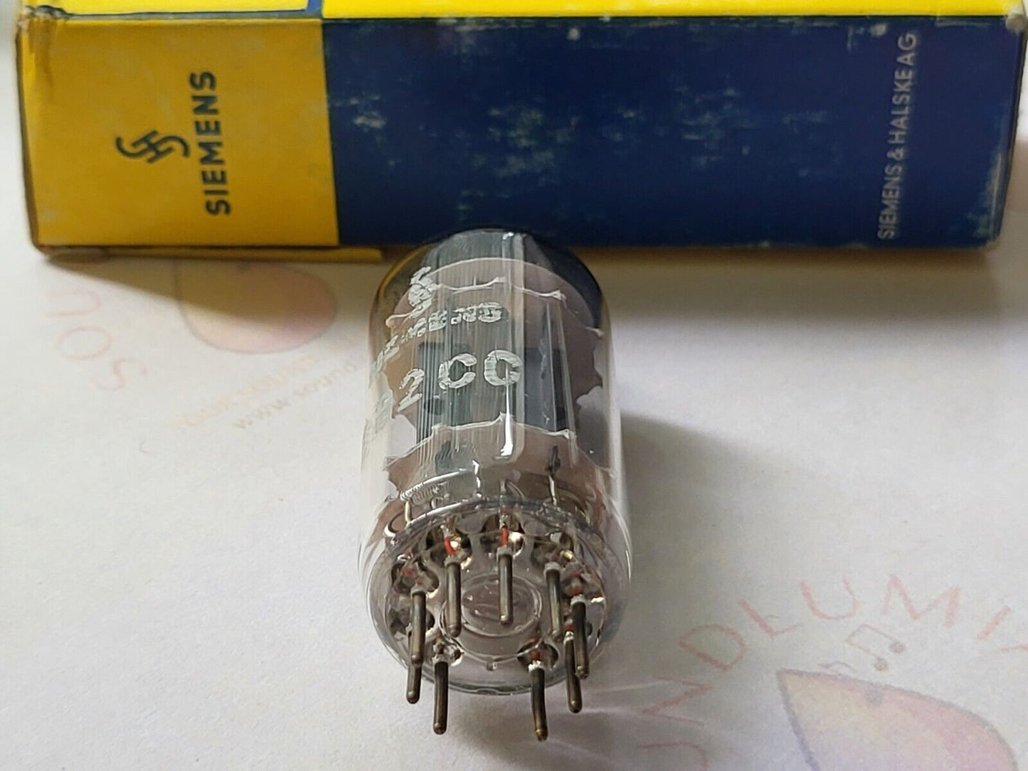 Siemens E82CC 6189 Triple Mica Old-style Original Box - Munich 1960s - NOS + NIB