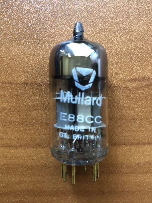 Mullard E88CC 6922 6DJ8 ECC88 CCa Vorverstärkerröhre mit blauer Spitze – Mitcham 1964 – stark